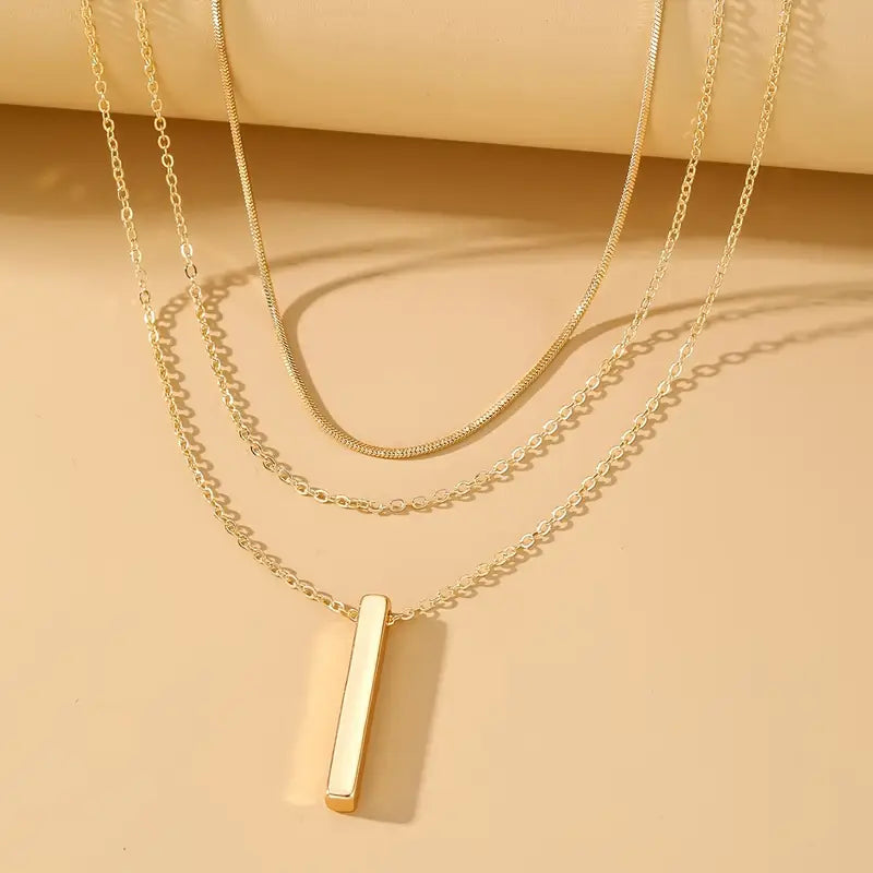 Miriam | Elegant statement layered chains.