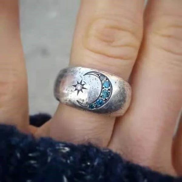 Lidia | Star-Moon Ring