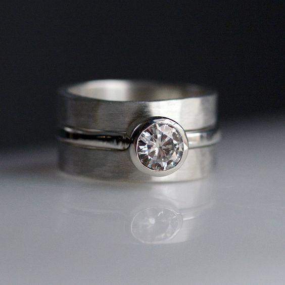 Karina | Silver ring with vintage zircons