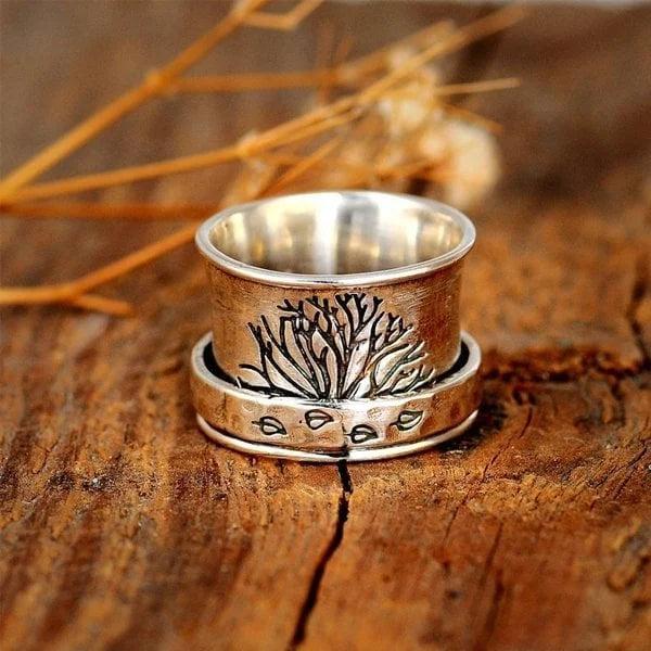 Yadira | Tree of Life Spinning Meditation Ring