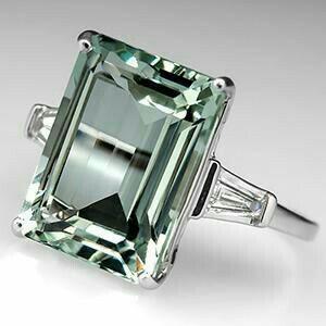 Leonor | Vintage turquoise crystal ring