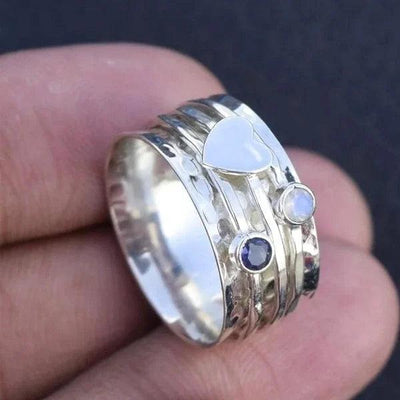 Eva | Heart Spinner Ring