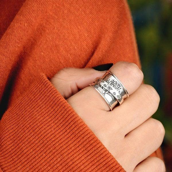 Yadira | Tree of Life Spinning Meditation Ring