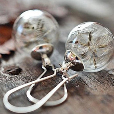 Ornella | Dandelion earrings in silver