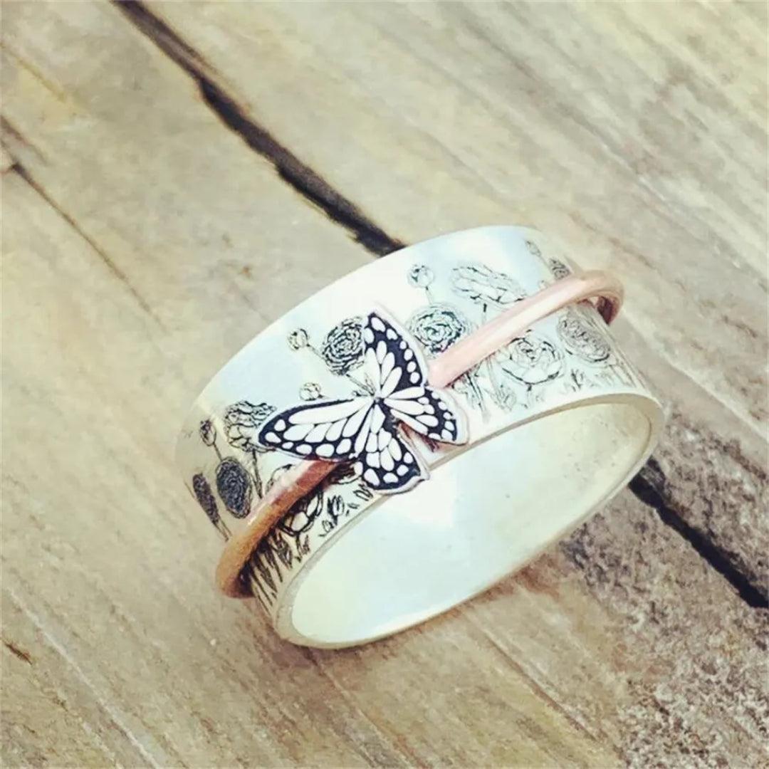 Tania | Vintage butterfly ring