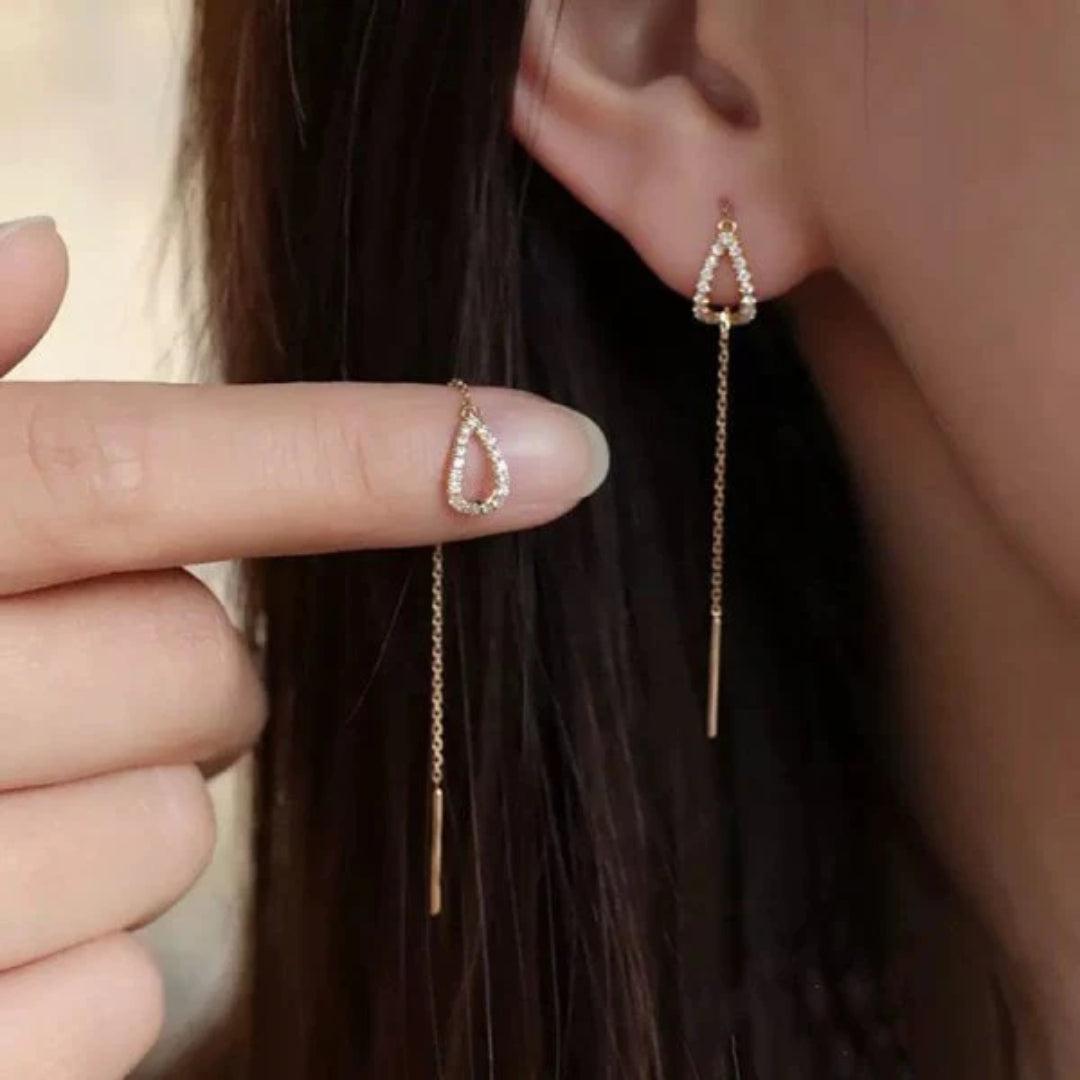 Yamila | Sparkly dangling earrings