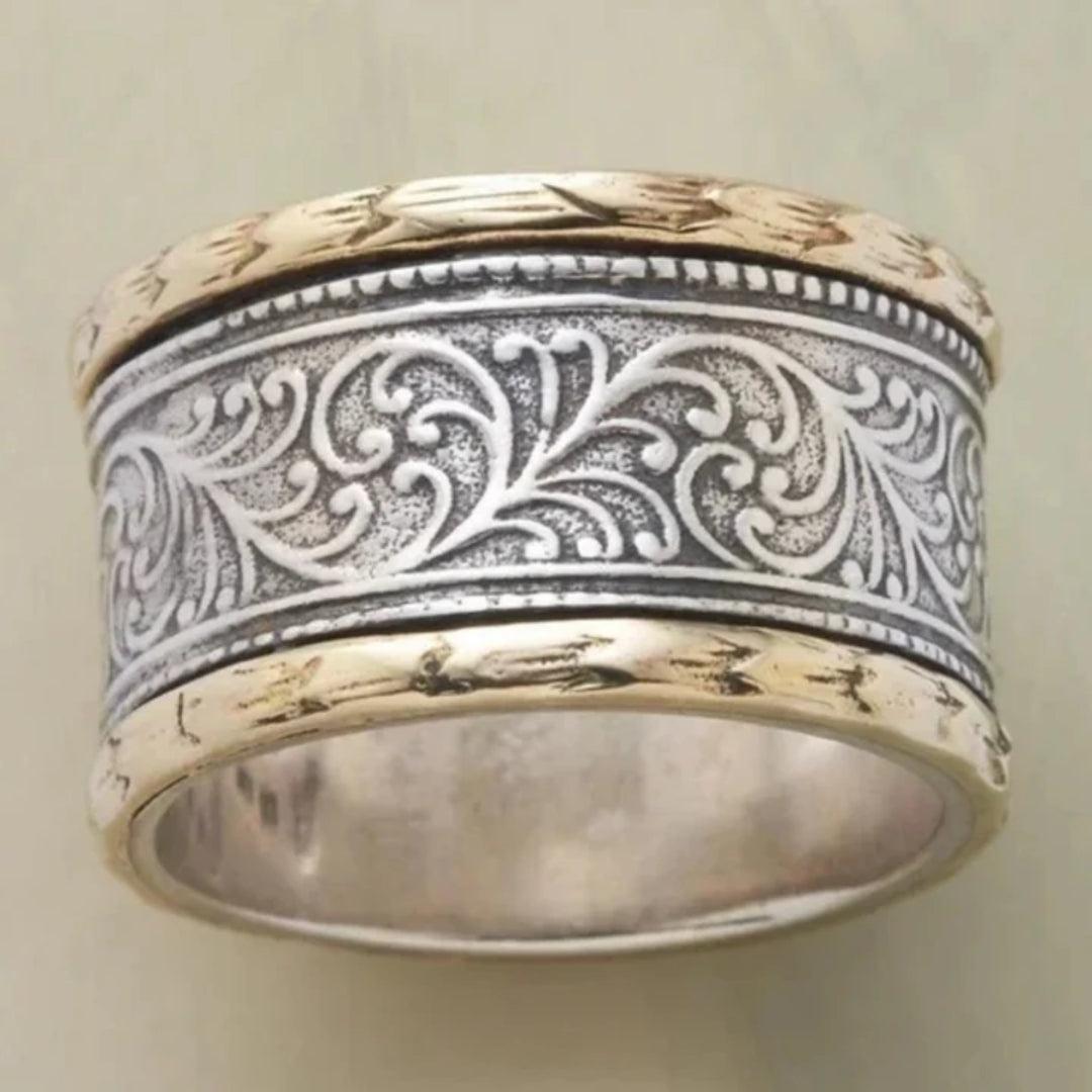 Bianca | Vintage gold and silver plated ring