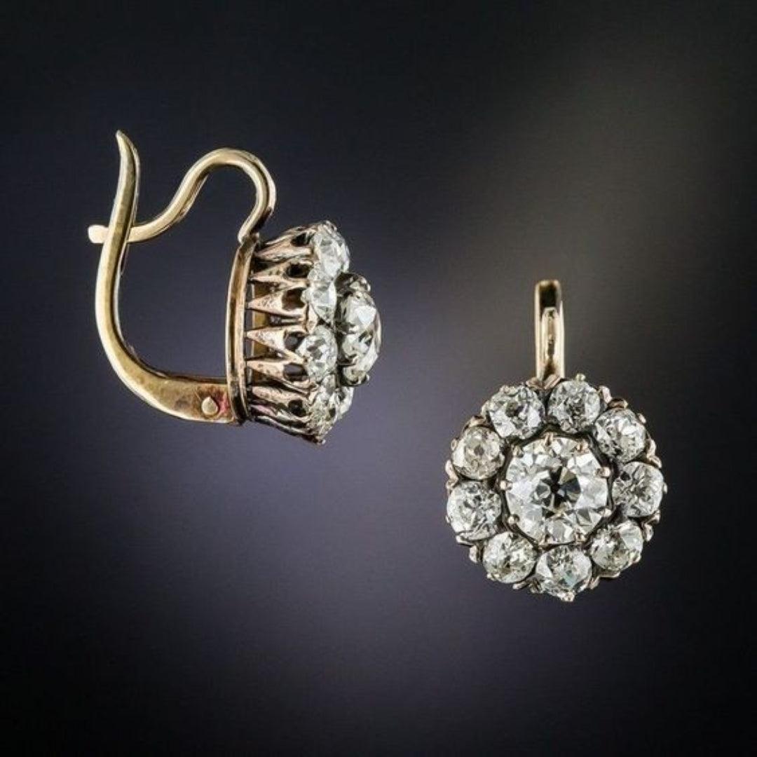 Denisse | Vintage Edelstein gold earrings