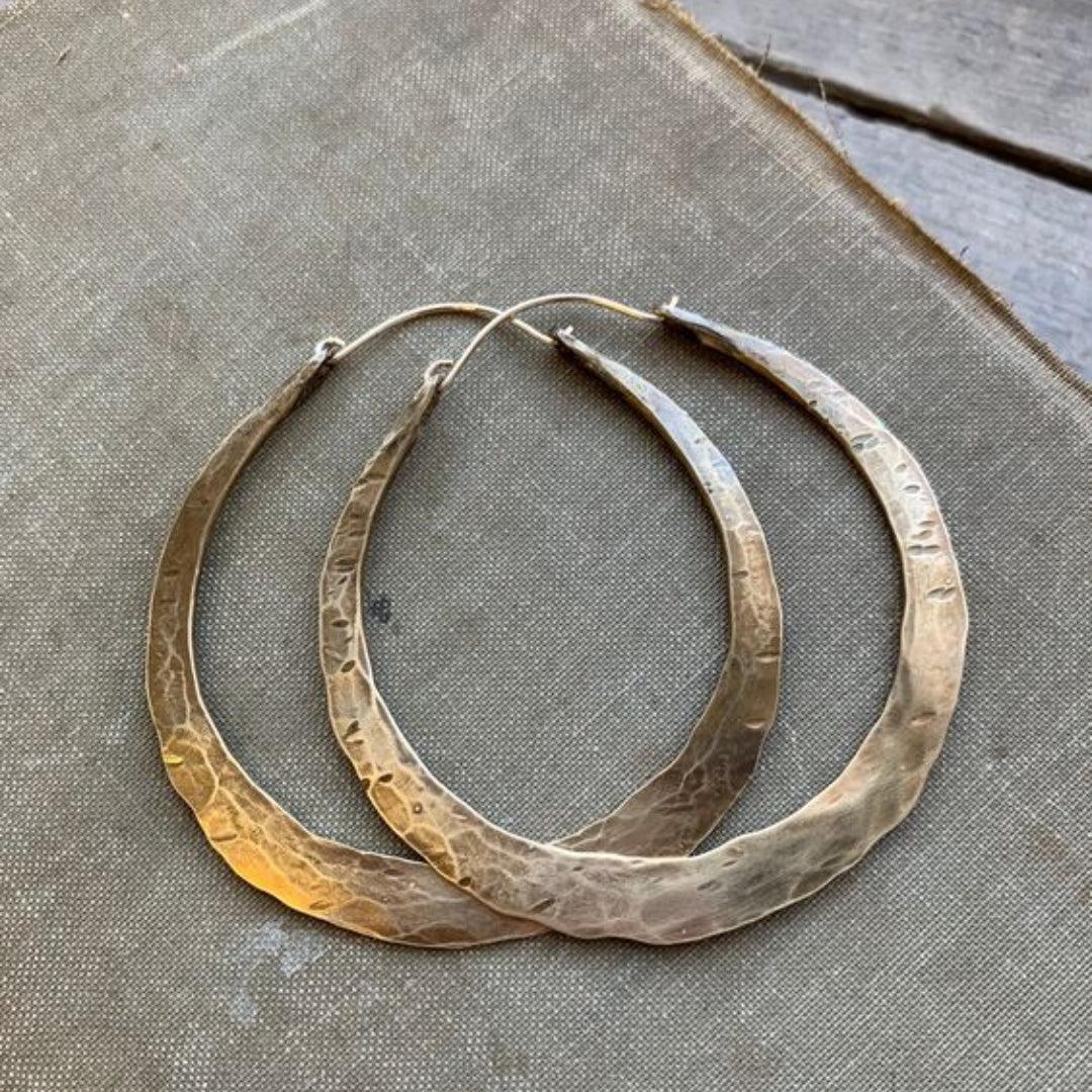 Rubí | Vintage antique hoop earrings
