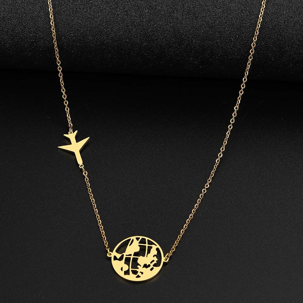 Marta | Golden travel necklace