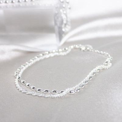 Olivia | Silver zircon bracelet