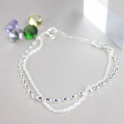 Olivia | Silver zircon bracelet