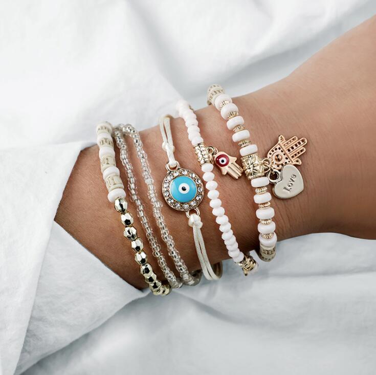 Rosa | Hamsa Bracelet Pack