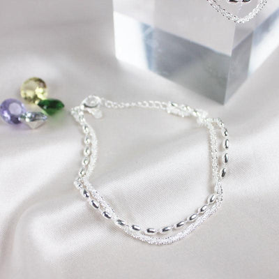Olivia | Silver zircon bracelet