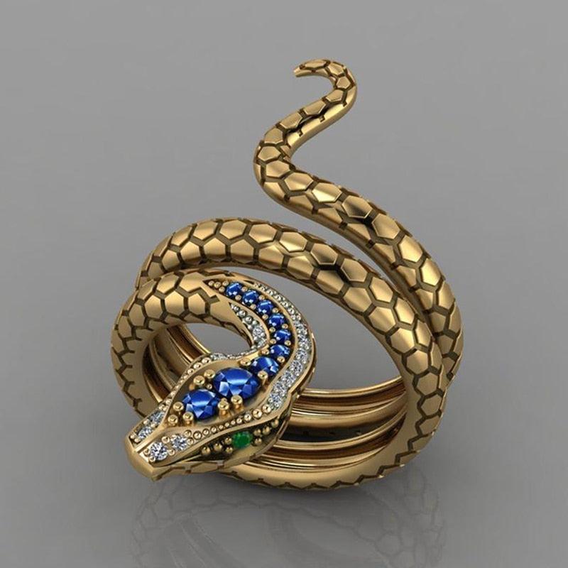 Marcela | Golden python ring
