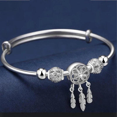 Inés | Adjustable bracelet with 925 sterling silver charms
