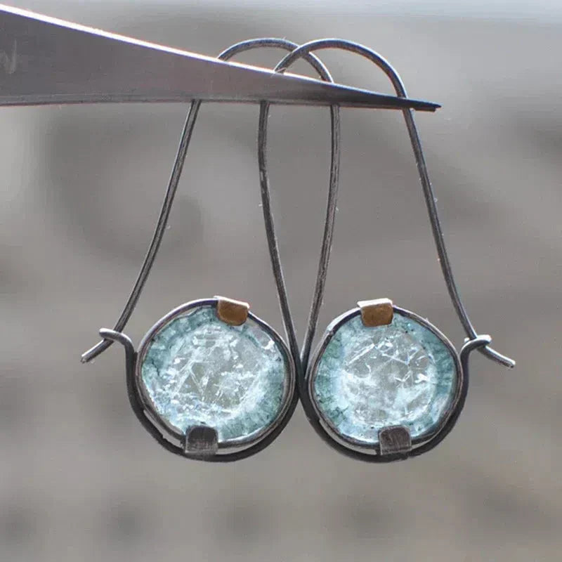 Patricia | Vintage moon crystal earrings