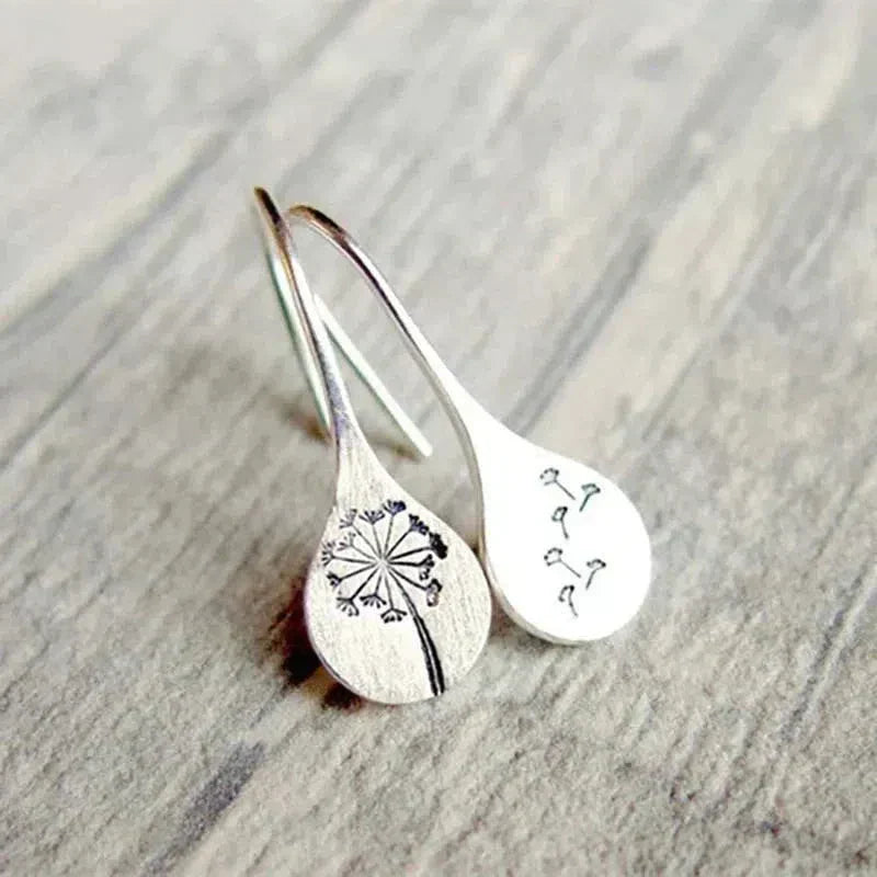 Elena | Dandelion earrings in 925 sterling silver