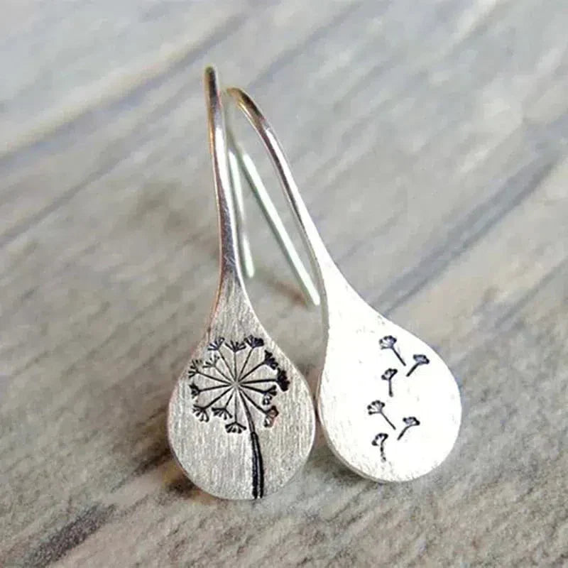 Elena | Dandelion earrings in 925 sterling silver