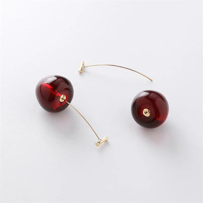 Milagros | Red Cherry Luxury Earrings