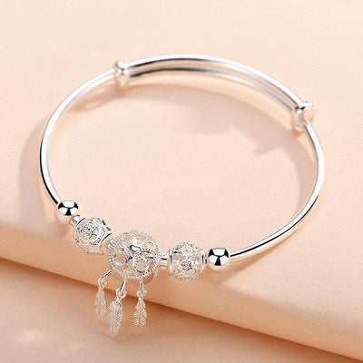 Carmen | Adjustable 925 silver dreamcatcher bracelet