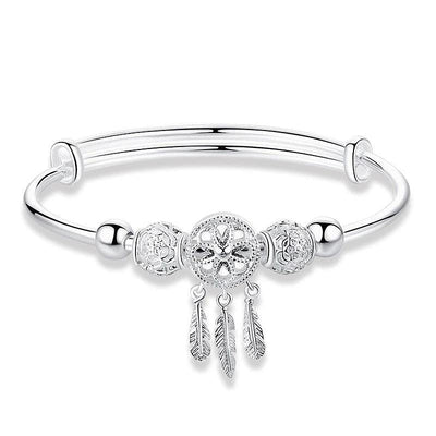 Carmen | Adjustable 925 silver dreamcatcher bracelet
