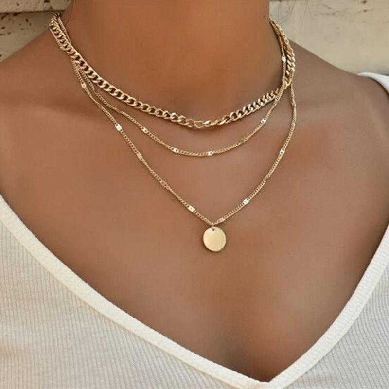 Erika | Gold and silver plated necklace