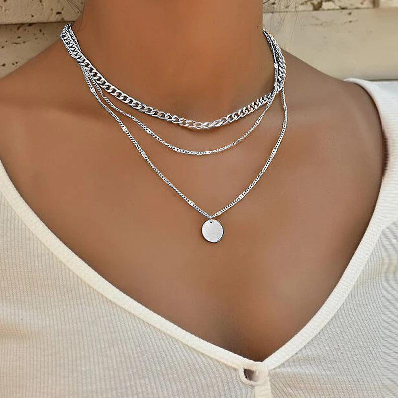 Erika | Gold and silver plated necklace