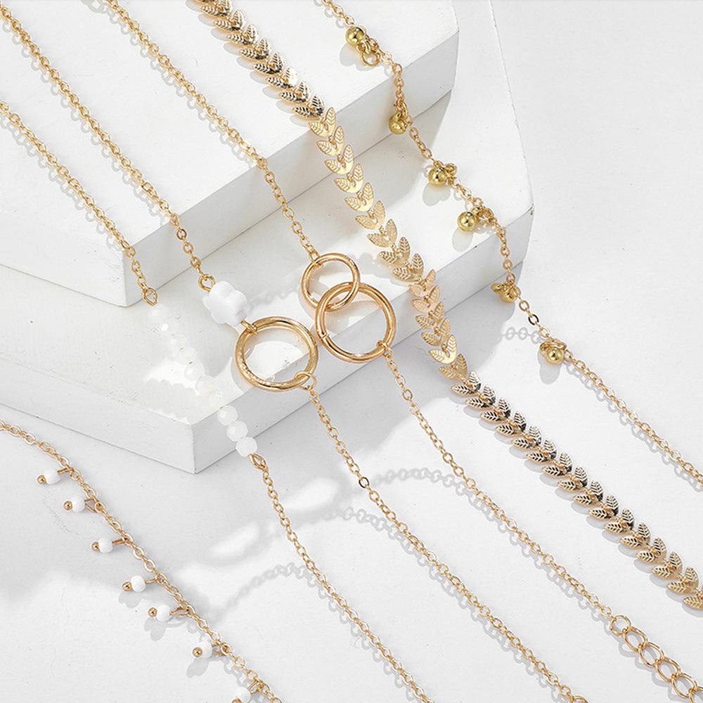 Katia | Pack of bohemian gold bracelets