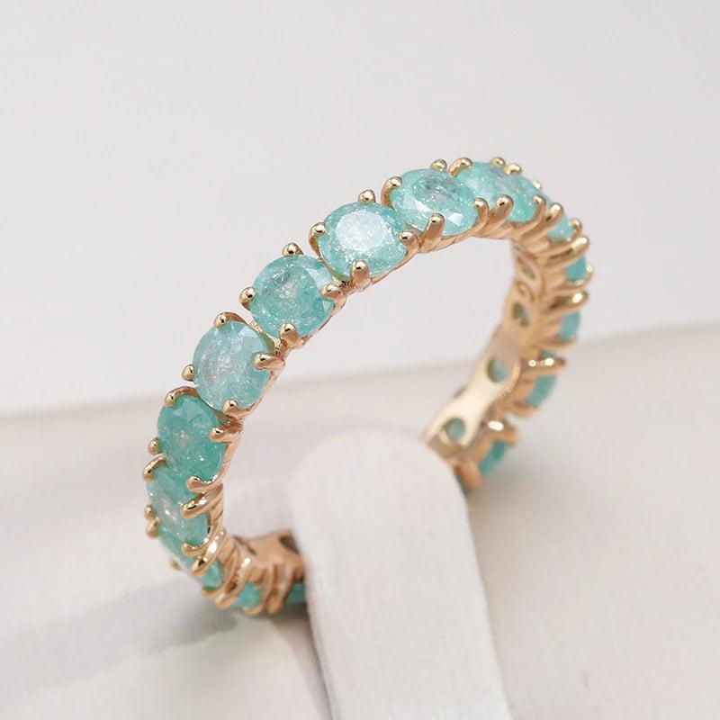 Rubí | Ring with round gold stone