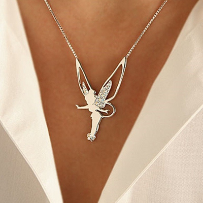Catalina | Gold and silver fairy necklace
