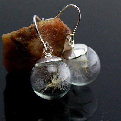 Ornella | Dandelion earrings in silver