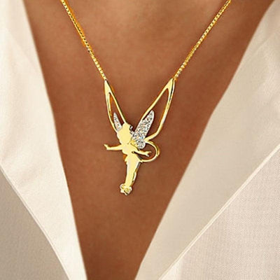 Catalina | Gold and silver fairy necklace