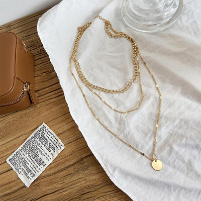 Erika | Gold and silver plated necklace