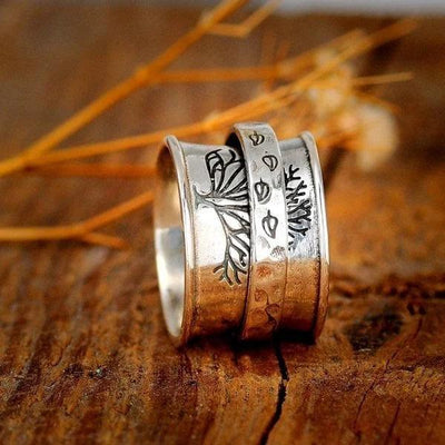 Yadira | Tree of Life Spinning Meditation Ring