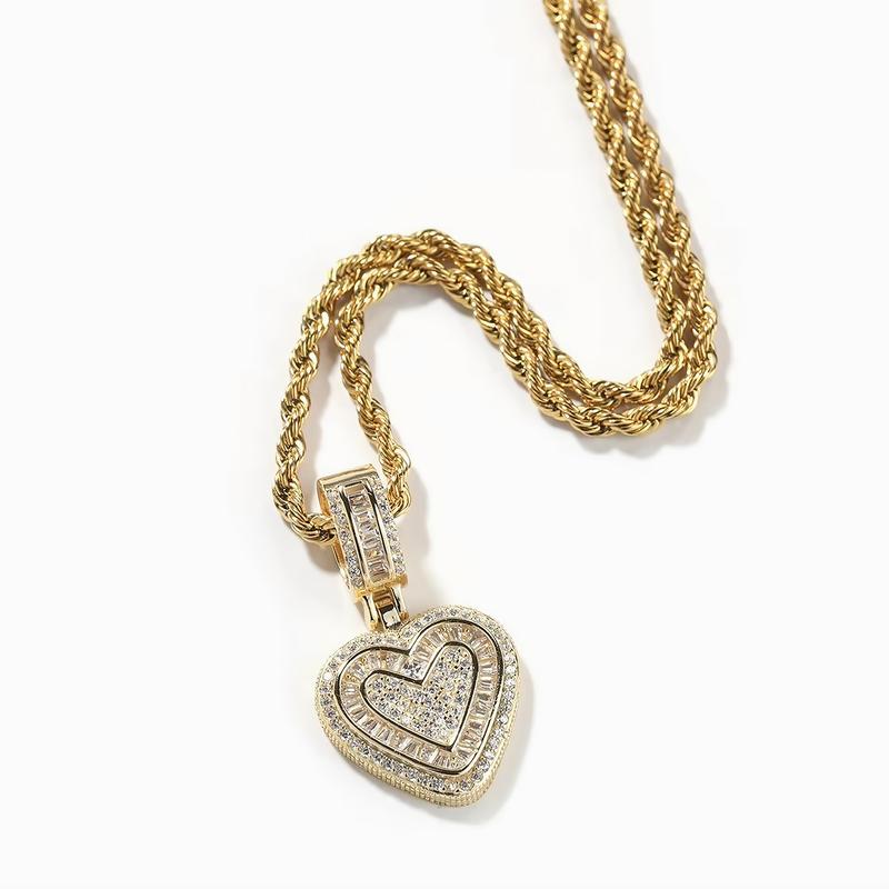 Lorena | Luxury pendant with golden heart