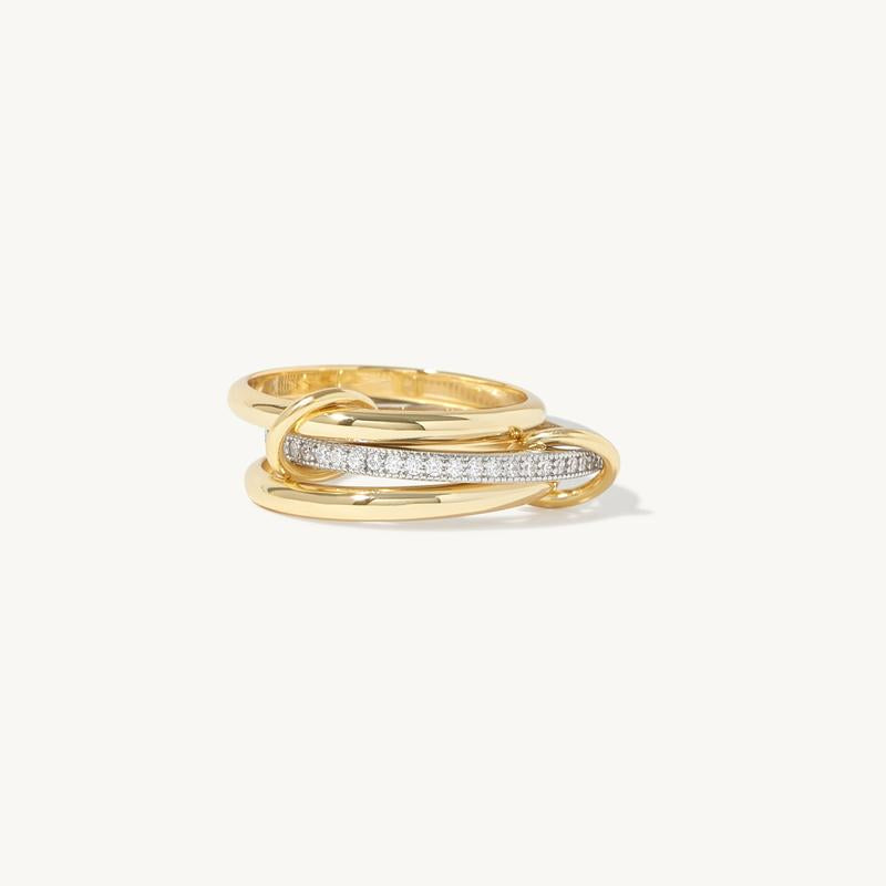 María José | Serenity Gold Spinner Ring