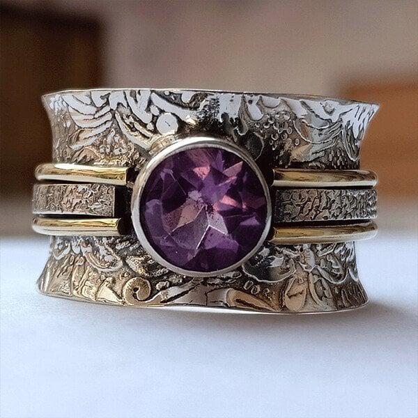 Alba | Bohemian Crystal Meditation Ring