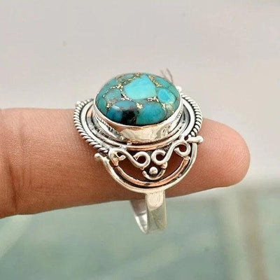 Camila | Bohemian turquoise ring