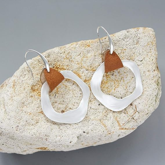 Jessica | Vintage silver-plated earrings