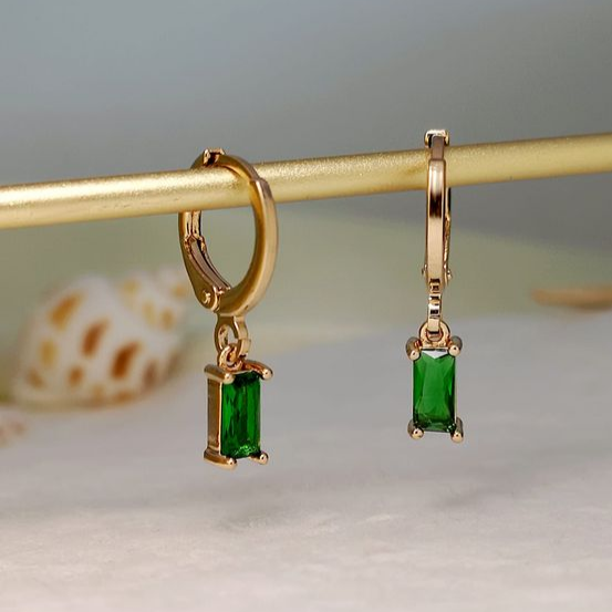 Paloma | Green Lantern Earrings