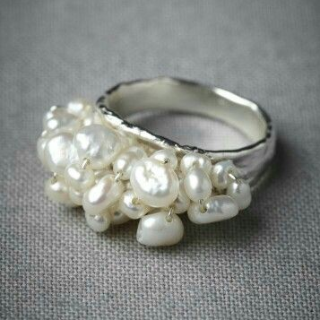 Keira | Vintage baroque pearl ring