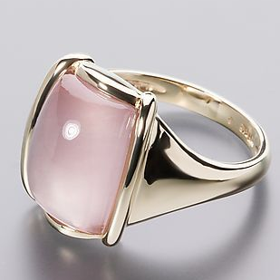 Karen | Vintage square rose gold ring