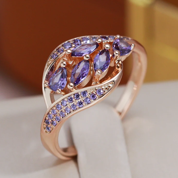 Selena | Elegant purple ring