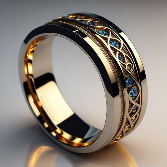 Ludmila | Vintage golden infinity ring
