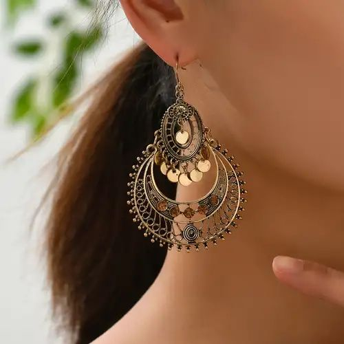 Natalia | Goldmandala vintage style earrings