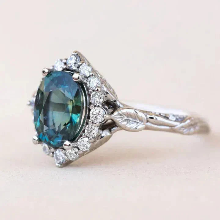 Karen | Bright blue vintage ring