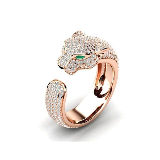 Patricia | 18K Silver Adjustable Jaguar Ring