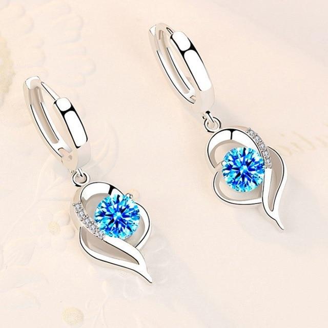 Patricia | Silver zirconia earrings