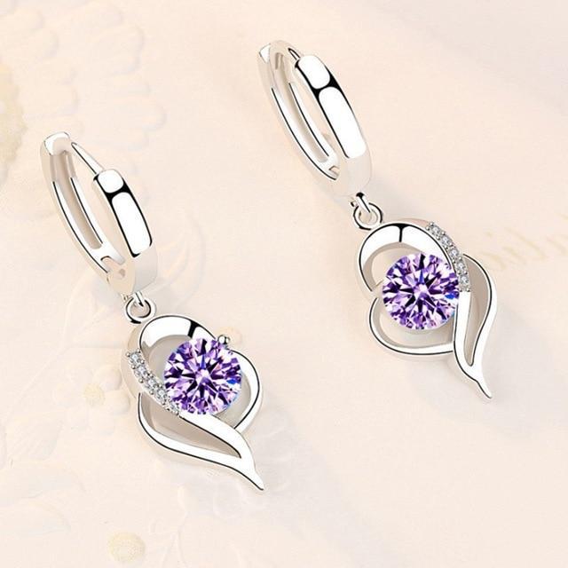 Patricia | Silver zirconia earrings